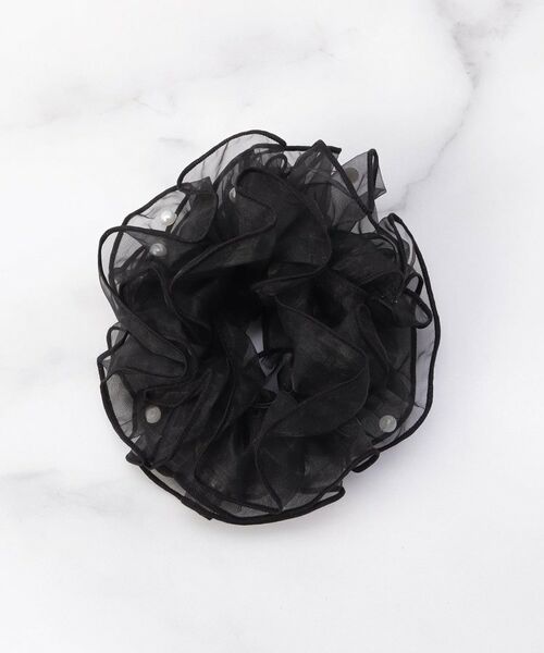 ITS'DEMO / イッツデモ ヘアアクセサリー | パール調フリルシュシュ | 詳細2