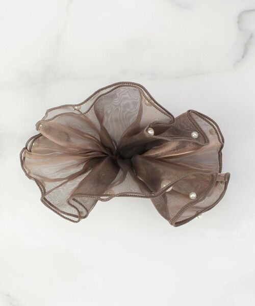 ITS'DEMO / イッツデモ ヘアアクセサリー | スフィアーシアーフリルバレッタ | 詳細1