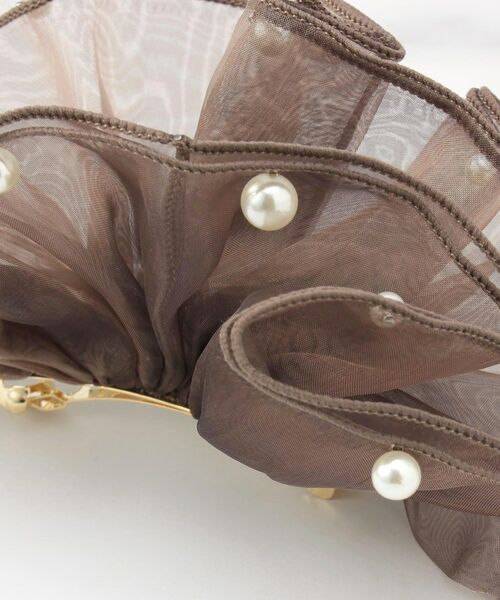 ITS'DEMO / イッツデモ ヘアアクセサリー | スフィアーシアーフリルバレッタ | 詳細5