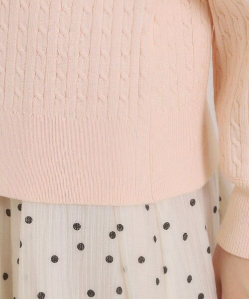 ITS'DEMO / イッツデモ ニット・セーター | 【手洗い可】ミニケーブルニット | 詳細29