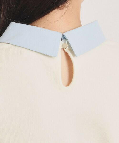 ITS'DEMO / イッツデモ ニット・セーター | 【手洗い可】シャツ襟付きニット | 詳細13