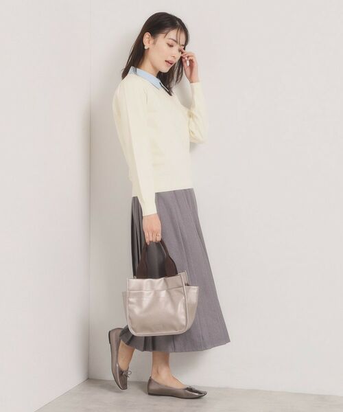 ITS'DEMO / イッツデモ ニット・セーター | 【手洗い可】シャツ襟付きニット | 詳細3