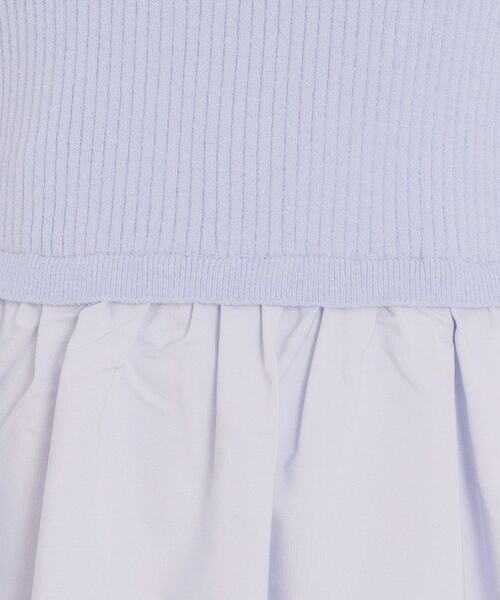 ITS'DEMO / イッツデモ ニット・セーター | 【手洗い可】裾バルーンドッキングニット | 詳細12