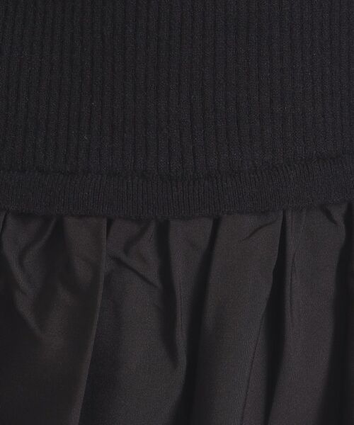ITS'DEMO / イッツデモ ニット・セーター | 【手洗い可】裾バルーンドッキングニット | 詳細4