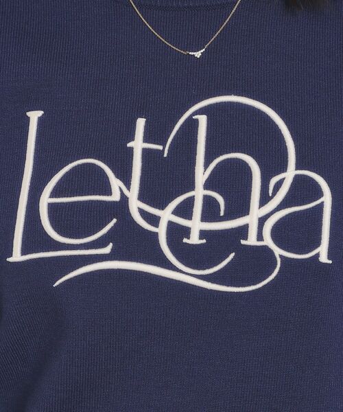 ITS'DEMO / イッツデモ ニット・セーター | 【手洗い可】ロゴ刺繍ニット | 詳細12