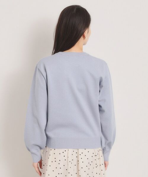 ITS'DEMO / イッツデモ ニット・セーター | 【手洗い可】ロゴ刺繍ニット | 詳細15