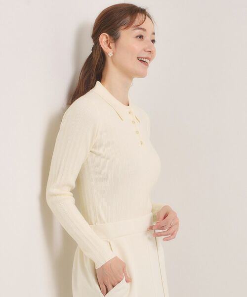 ITS'DEMO / イッツデモ ニット・セーター | 【手洗い可】ポロ襟ニット | 詳細1