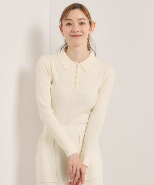 ITS'DEMO / イッツデモ ニット・セーター | 【手洗い可】ポロ襟ニット | 詳細2