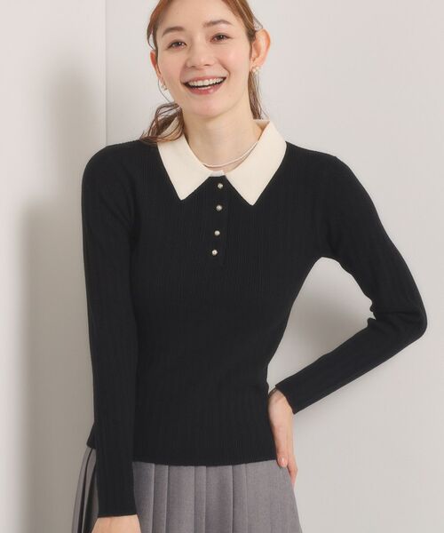 ITS'DEMO / イッツデモ ニット・セーター | 【手洗い可】ポロ襟ニット | 詳細5