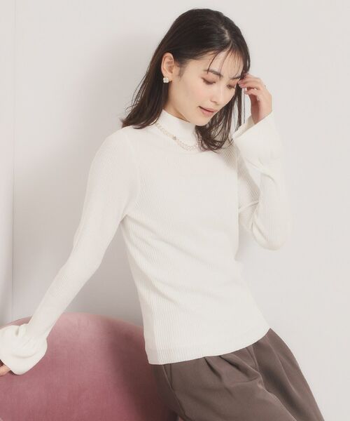 ITS'DEMO / イッツデモ ニット・セーター | 【手洗い可】スパンコールリブニット | 詳細1