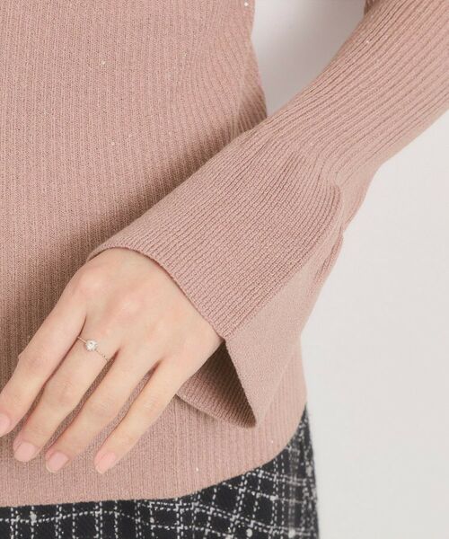 ITS'DEMO / イッツデモ ニット・セーター | 【手洗い可】スパンコールリブニット | 詳細18