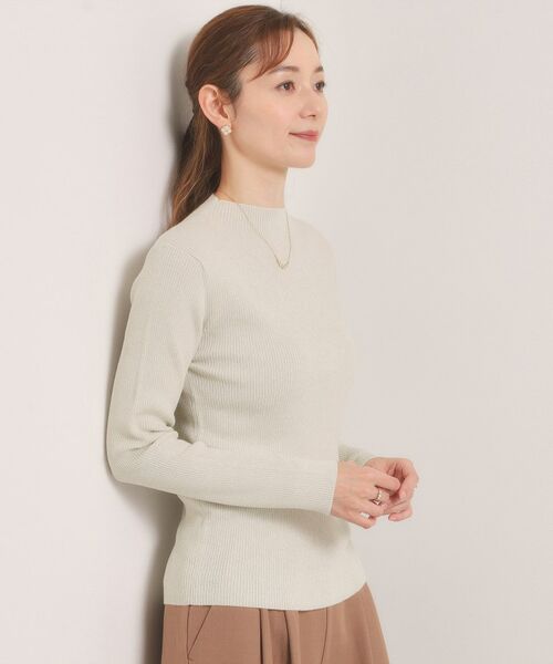 ITS'DEMO / イッツデモ ニット・セーター | 【手洗い可】ラメリブニット | 詳細1