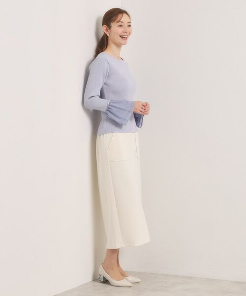 ITS'DEMO / イッツデモ ニット・セーター | 【手洗い可】袖口フリルリブニット | 詳細11