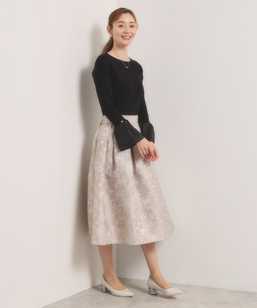 ITS'DEMO / イッツデモ ニット・セーター | 【手洗い可】袖口フリルリブニット | 詳細7