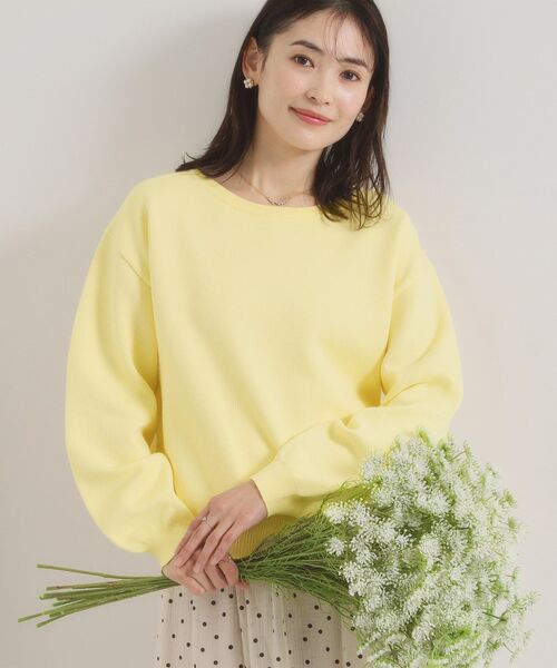 ITS'DEMO / イッツデモ ニット・セーター | スウェットライクニット（ライトイエロー(030)）