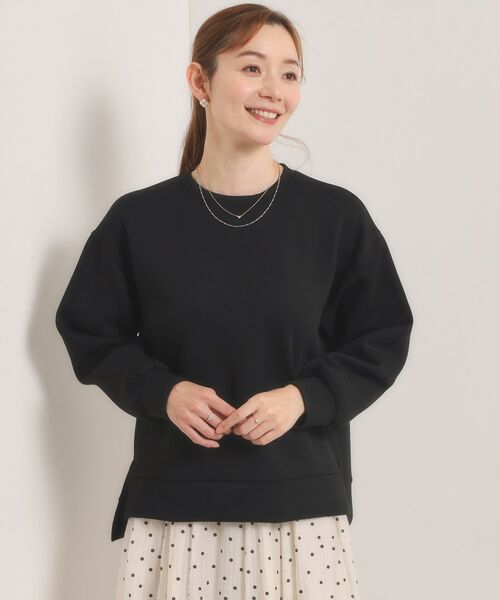 ITS'DEMO / イッツデモ カットソー | 【洗濯機OK／花粉防止】ダンボールプルオーバー（ブラック(019)）