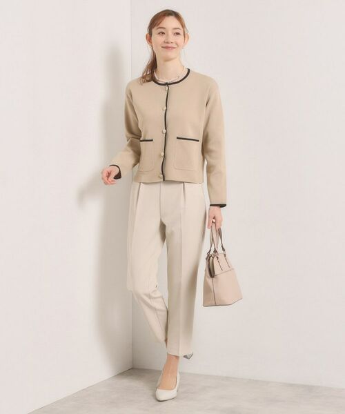 ITS'DEMO / イッツデモ カーディガン・ボレロ | 【入卒／手洗い可】配色ニットカーディガン | 詳細10