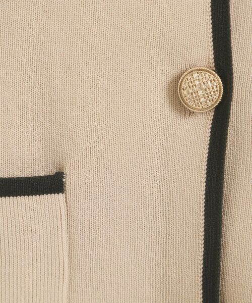 ITS'DEMO / イッツデモ カーディガン・ボレロ | 【入卒／手洗い可】配色ニットカーディガン | 詳細12