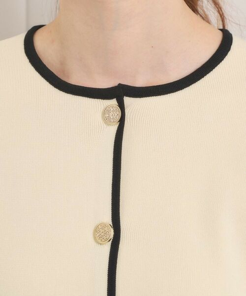 ITS'DEMO / イッツデモ カーディガン・ボレロ | 【入卒／手洗い可】配色ニットカーディガン | 詳細16
