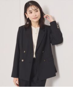 ITS'DEMO / イッツデモ テーラードジャケット | 【洗濯機OK／イージーケア】ツイルストレッチダブルジャケット