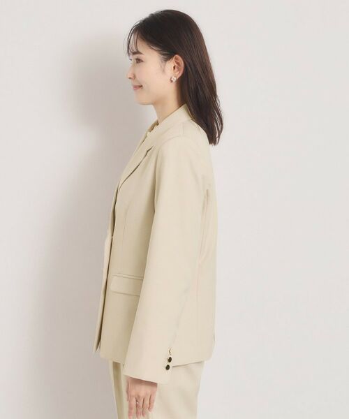 ITS'DEMO / イッツデモ テーラードジャケット | 【洗濯機OK／イージーケア】ツイルストレッチダブルジャケット | 詳細10