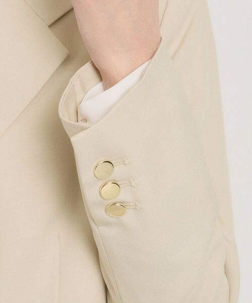 ITS'DEMO / イッツデモ テーラードジャケット | 【洗濯機OK／イージーケア】ツイルストレッチダブルジャケット | 詳細14
