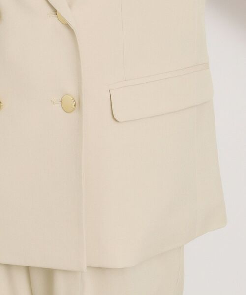 ITS'DEMO / イッツデモ テーラードジャケット | 【洗濯機OK／イージーケア】ツイルストレッチダブルジャケット | 詳細16