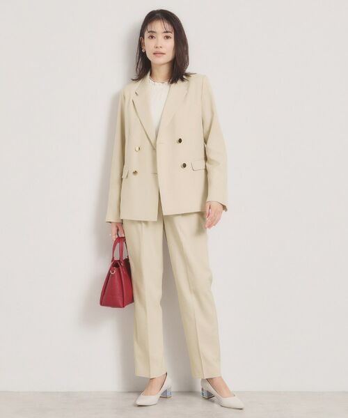 ITS'DEMO / イッツデモ テーラードジャケット | 【洗濯機OK／イージーケア】ツイルストレッチダブルジャケット | 詳細7