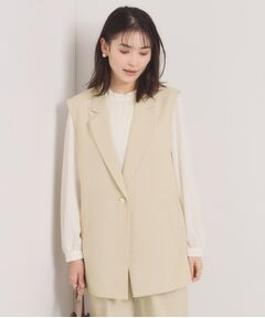 ITS'DEMO / イッツデモ ベスト | 【洗濯機OK／イージーケア】ツイルストレッチジレ