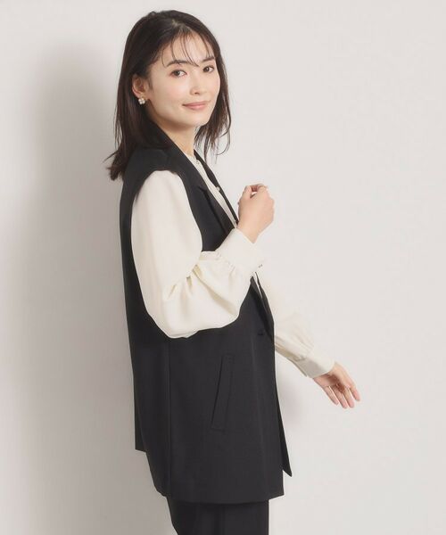 ITS'DEMO / イッツデモ ベスト | 【洗濯機OK／イージーケア】ツイルストレッチジレ | 詳細1