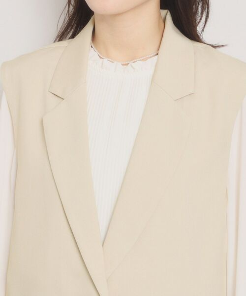 ITS'DEMO / イッツデモ ベスト | 【洗濯機OK／イージーケア】ツイルストレッチジレ | 詳細12