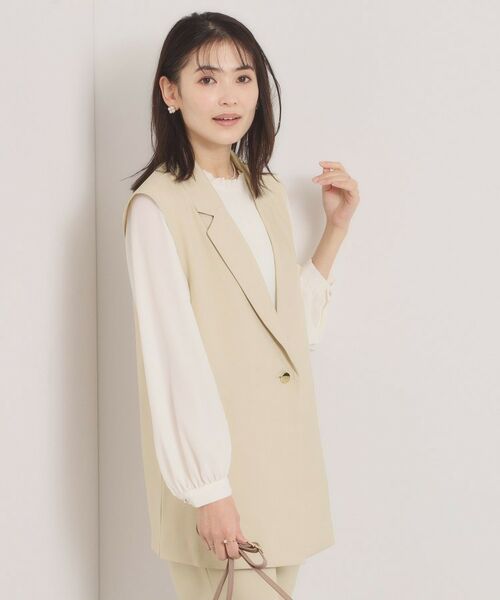 ITS'DEMO / イッツデモ ベスト | 【洗濯機OK／イージーケア】ツイルストレッチジレ | 詳細5