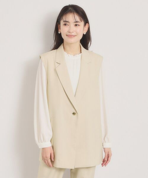 ITS'DEMO / イッツデモ ベスト | 【洗濯機OK／イージーケア】ツイルストレッチジレ | 詳細9