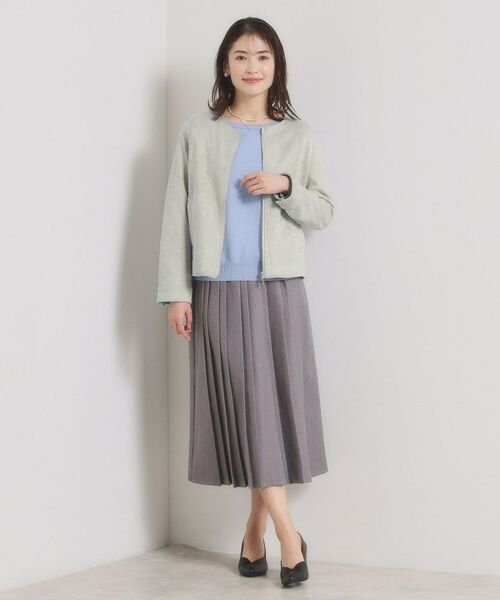 ITS'DEMO / イッツデモ ノーカラージャケット | カットスエードジャケット | 詳細7