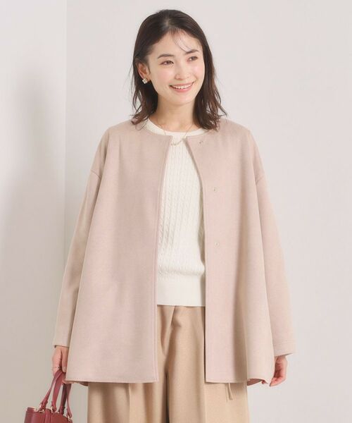 ITS'DEMO / イッツデモ その他アウター | カットスエードコート（ピンク(071)）