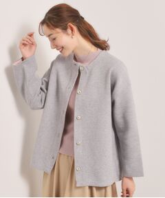 ITS'DEMO / イッツデモ カーディガン・ボレロ | 【手洗い可】Wフェイスニットコーディガン