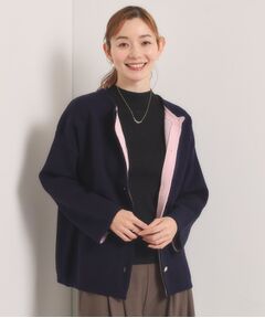 ITS'DEMO / イッツデモ カーディガン・ボレロ | 【手洗い可】Wフェイスニットコーディガン