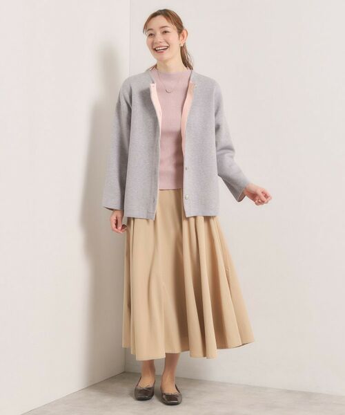 ITS'DEMO / イッツデモ カーディガン・ボレロ | 【手洗い可】Wフェイスニットコーディガン | 詳細12