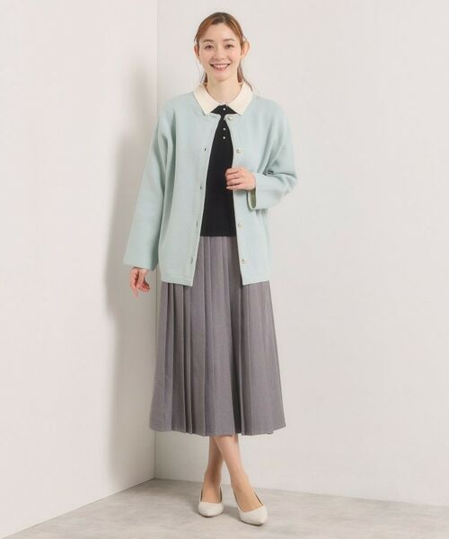 ITS'DEMO / イッツデモ カーディガン・ボレロ | 【手洗い可】Wフェイスニットコーディガン | 詳細17