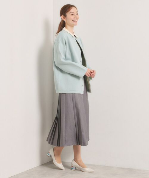 ITS'DEMO / イッツデモ カーディガン・ボレロ | 【手洗い可】Wフェイスニットコーディガン | 詳細18