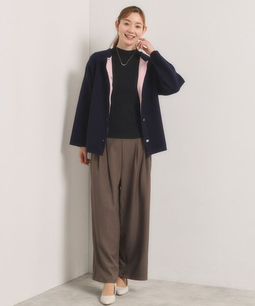 ITS'DEMO / イッツデモ カーディガン・ボレロ | 【手洗い可】Wフェイスニットコーディガン | 詳細24