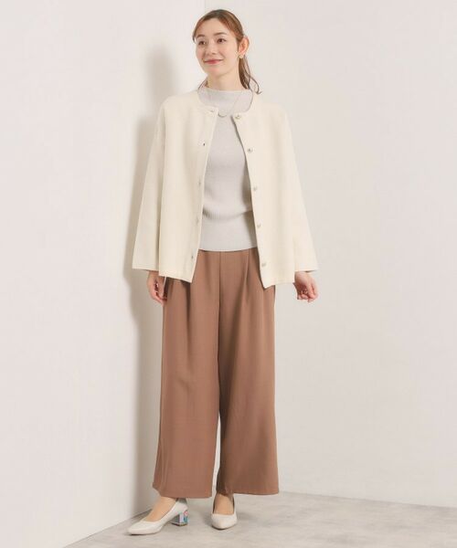 ITS'DEMO / イッツデモ カーディガン・ボレロ | 【手洗い可】Wフェイスニットコーディガン | 詳細6