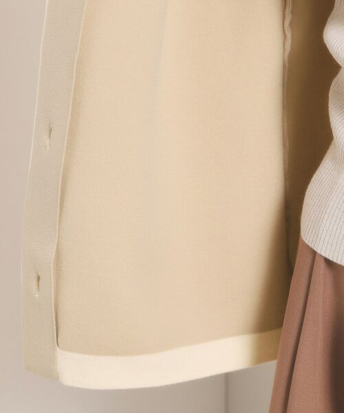 ITS'DEMO / イッツデモ カーディガン・ボレロ | 【手洗い可】Wフェイスニットコーディガン | 詳細8
