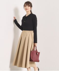 ITS'DEMO / イッツデモ ロング・マキシ丈ワンピース | 【手洗い可】ドッキングワンピース