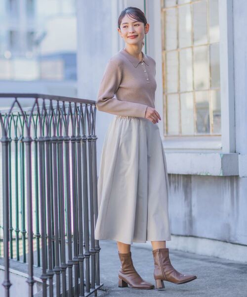 ITS'DEMO / イッツデモ ロング・マキシ丈ワンピース | 【手洗い可】ドッキングワンピース | 詳細1