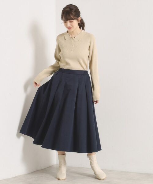 ITS'DEMO / イッツデモ ロング・マキシ丈ワンピース | 【手洗い可】ドッキングワンピース | 詳細8