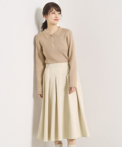 ITS'DEMO / イッツデモ ロング・マキシ丈ワンピース | 【手洗い可】ドッキングワンピース（モカブラウン(042)）