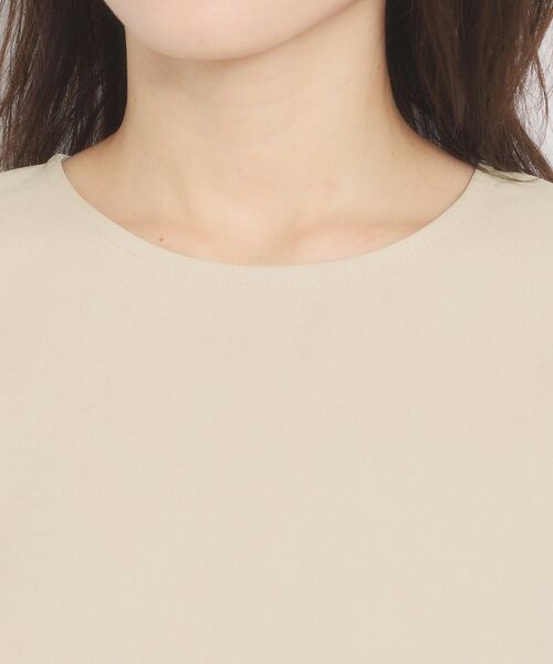 ITS'DEMO / イッツデモ シャツ・ブラウス | 【洗濯機OK／イージーケア】ツイルストレッチペプラムブラウス | 詳細12