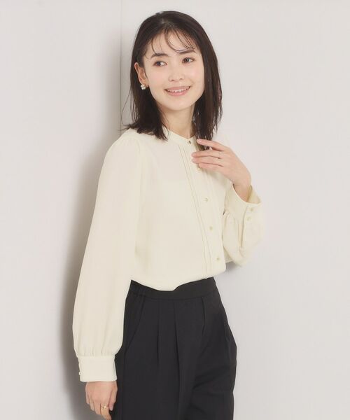 ITS'DEMO / イッツデモ シャツ・ブラウス | 【手洗い可】フロントピンタックブラウス | 詳細1