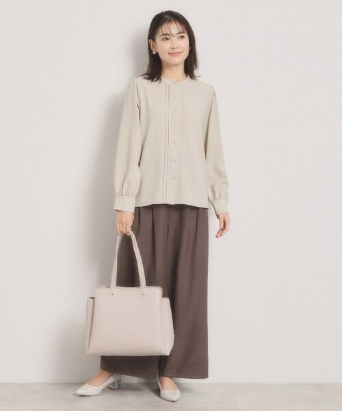 ITS'DEMO / イッツデモ シャツ・ブラウス | 【手洗い可】フロントピンタックブラウス | 詳細10